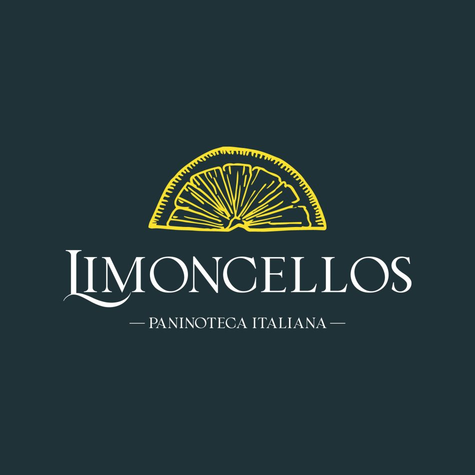 Limoncellos full logo on dark