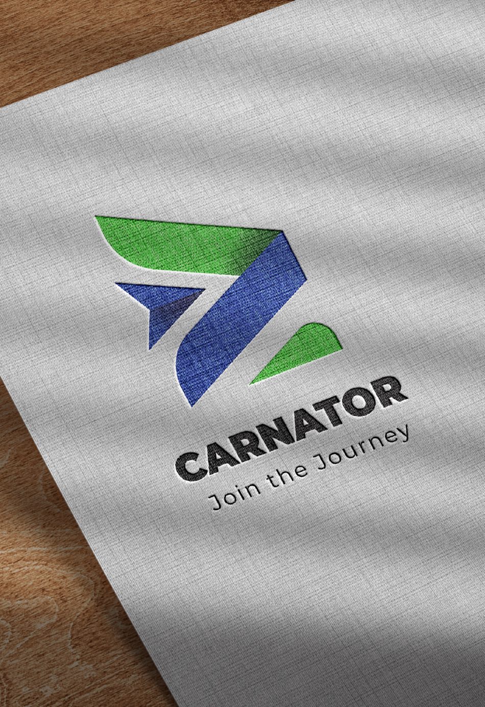 Carnator logo on paper